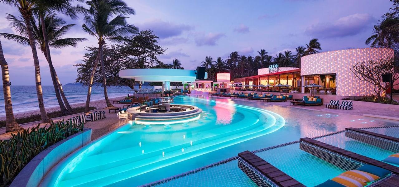 Avani Chaweng Samui Hotel & Beach Club - Adults Only Exterior photo The Beach Club at Hard Rock Hotel